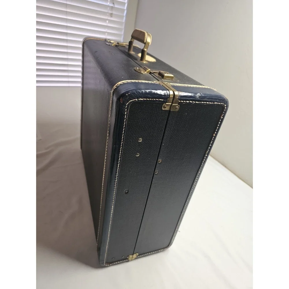 Rare White Star vintage suitcase‎ Mechanism Inside 1950s Good Condition